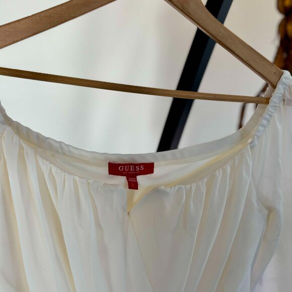 White Cream Feminine Bodysuit - Guess - Picture 6 of 7